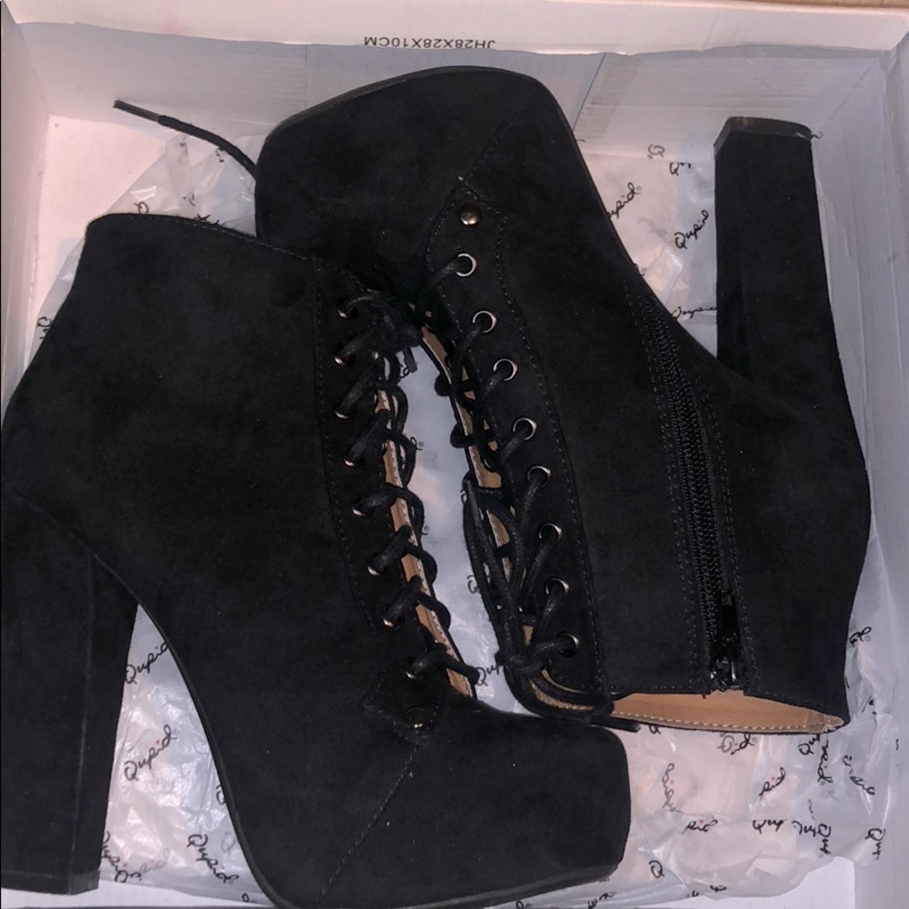 Suede Booties